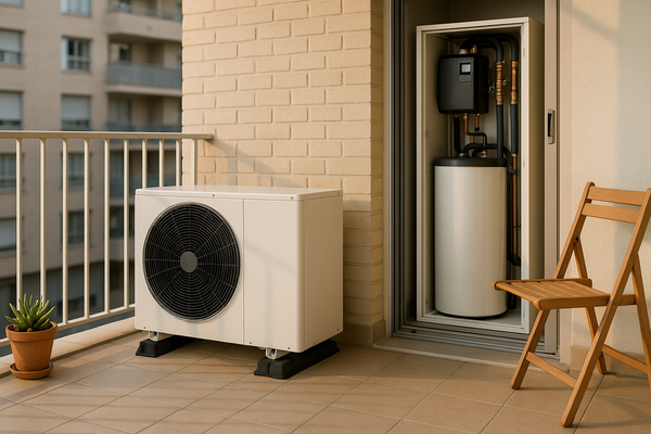 AEROTERMIA - Soluciones de aerotermia compactas para pisos pequeños