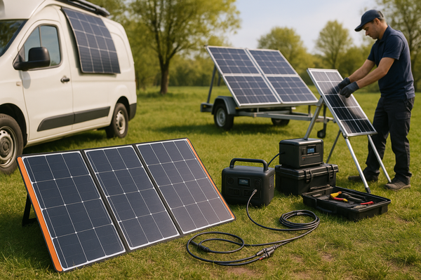 PANELES SOLARES - ¿Qué soluciones de paneles solares portátiles o para uso temporal están disponibles?